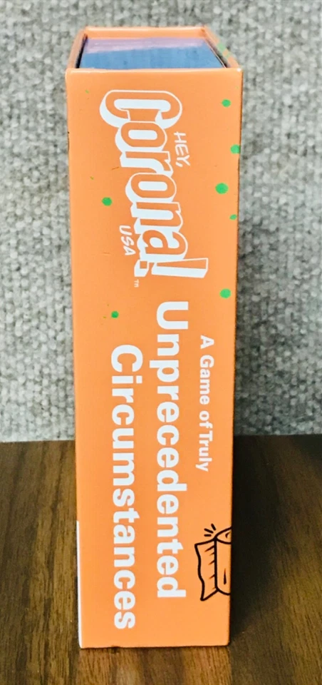 嘿,Corona! 美国 (2020) 新奇游戏 COVID 大流行性冠状病毒全新未拆封卡 — 第 2/4 张图片