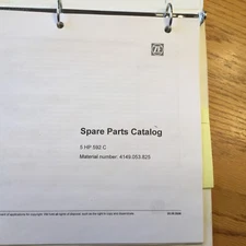 ZF 5HP592C SPARE PARTS CATALOG MANUAL BOOK Automatic Transmission 4149.053.825