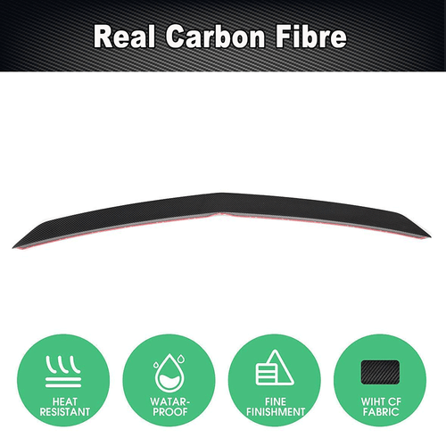 Fit for Benz W212 E200 E300 E400 E63 REAL Carbon Boot Trunk Spoiler Wing Lip - Picture 7 of 13