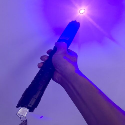 Blue High Power Laser Pointer 450nm Visible Light Beam Laser Pen Adjustable - Picture 3 of 23