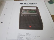 Radio Archiv Schaltplan 2005 VEB EAW Treptow Stern Contura 2513 R250 1-3, 1982
