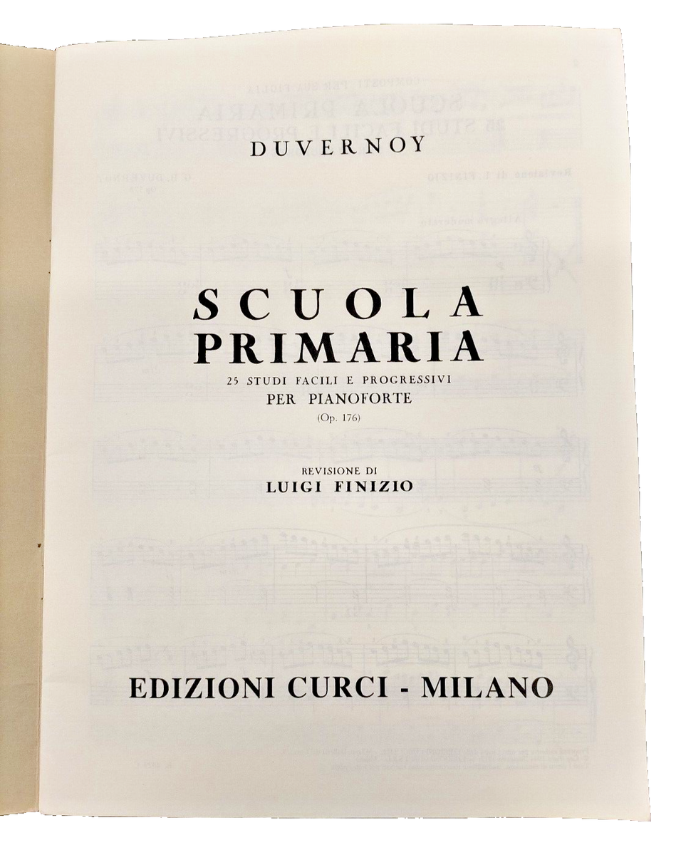 Duvernoy Scuola Primaria Op.176 - 25 Studi Facili E Progressivi Per Musica - Foto 5