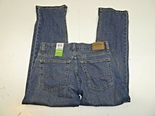 Signature Levis Girls Blue Jeans 16 Straight Gold Flex Pants NWT W31 x L28.5