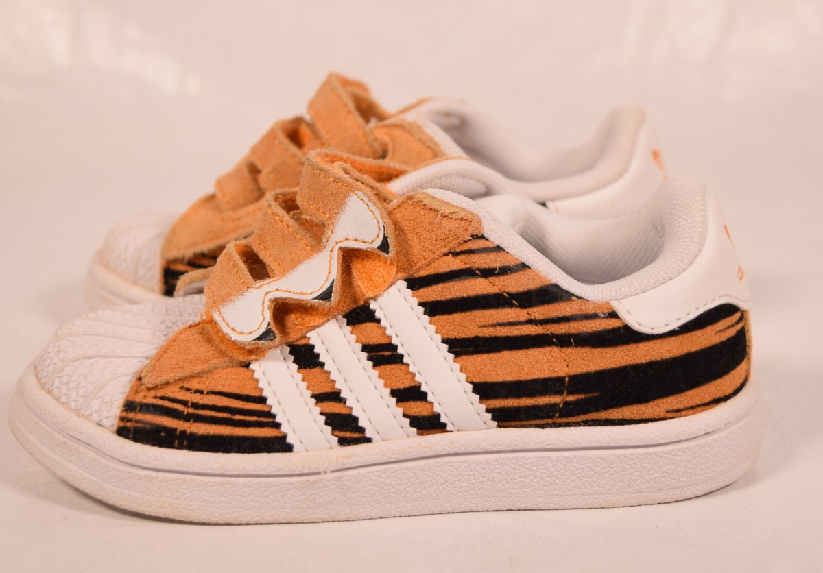 Adidas Superstar Tiger CF I 8K Q20405 Toddler Shoes New 8K | eBay
