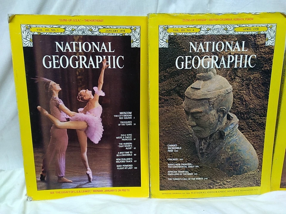 National Geographic Magazine lot of 8 with Middle East map supplement 1978 - Image 2 of 4