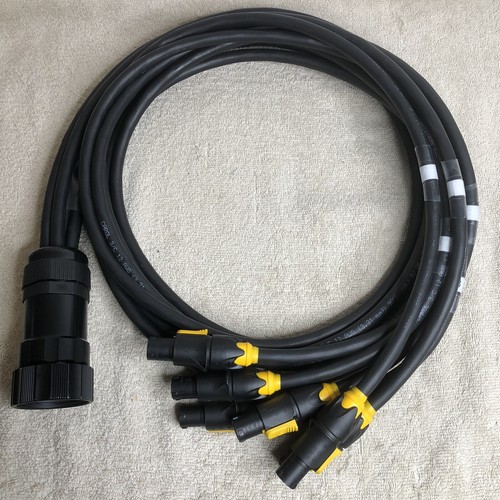 SOCAPEX SOCO 19 PIN to 6ft 6 Channel True1 Female Connectors Breakout Cable