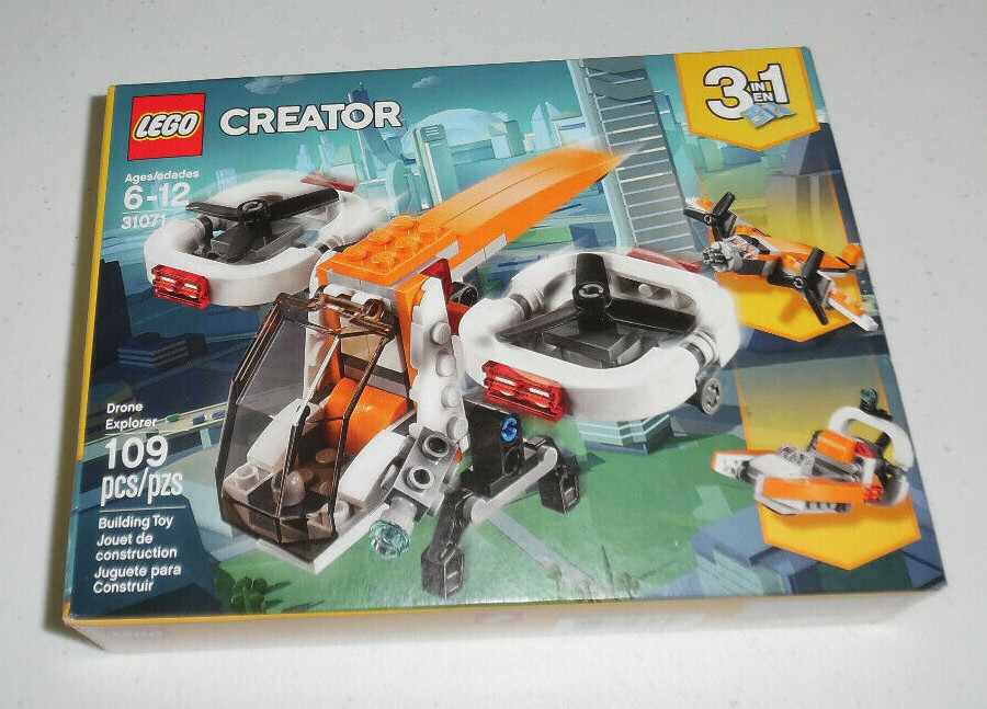 LEGO Creator 3in1 Drone Explorer 31071 109 Piece Building Toy Age