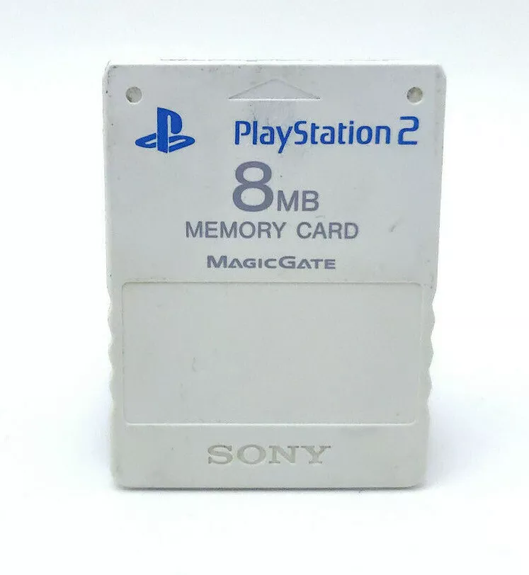 Official OEM Sony Playstation 2 PS2 Memory Card 8MB Magic Gate