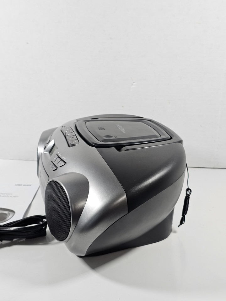 Insignia - AM/FM Radio Portable CD Boombox with Bluetooth - Light Stays ...