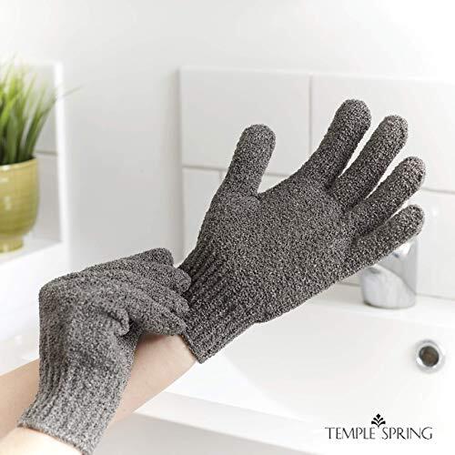 Exfoliating Gloves Rayon Bamboo Bath/shower Gloves Bath Gloves For Shower Exfoli - Picture 3 of 7