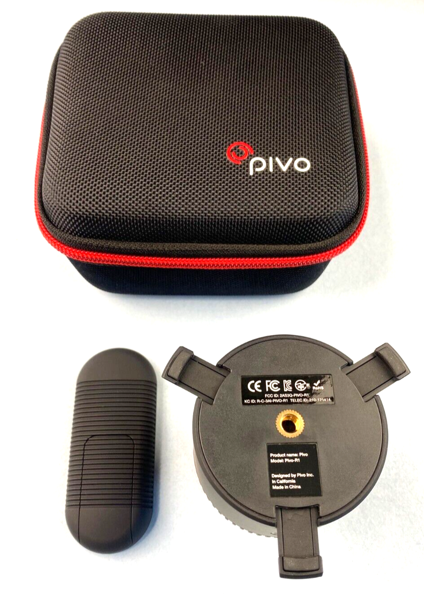 Pivo Pod Red with Remote and Travel Case - Fast Auto Tracking