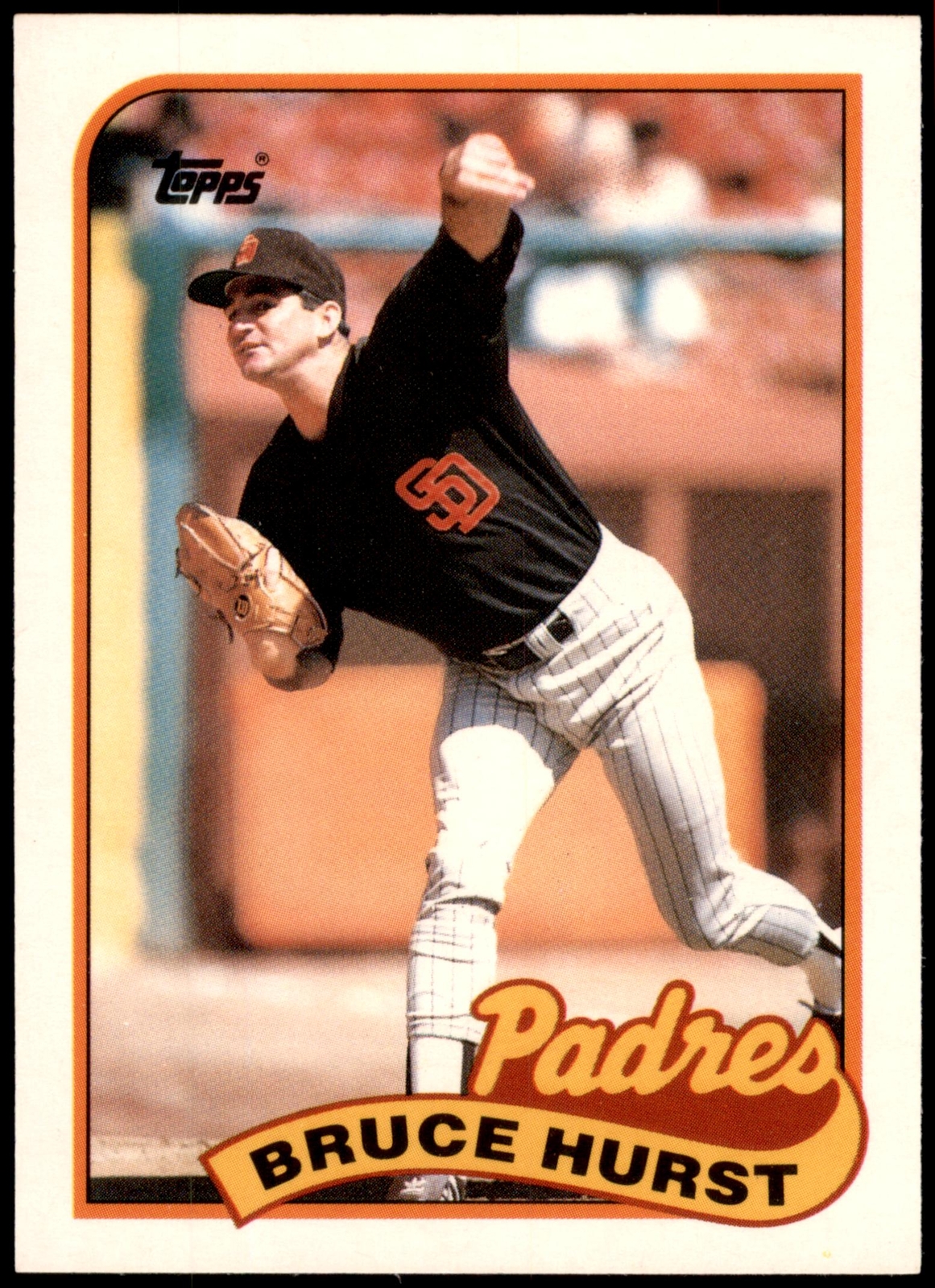 Bruce Hurst #55T 1989 Topps Traded