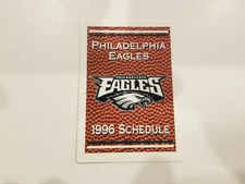 Philadelphia Eagles 1996 NFL Football Pocket Schedule - Copi-Quik