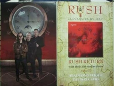 RUSH 2012 Clockwork Angels 2 Sided Promotional Poster New Old Stock Flawless