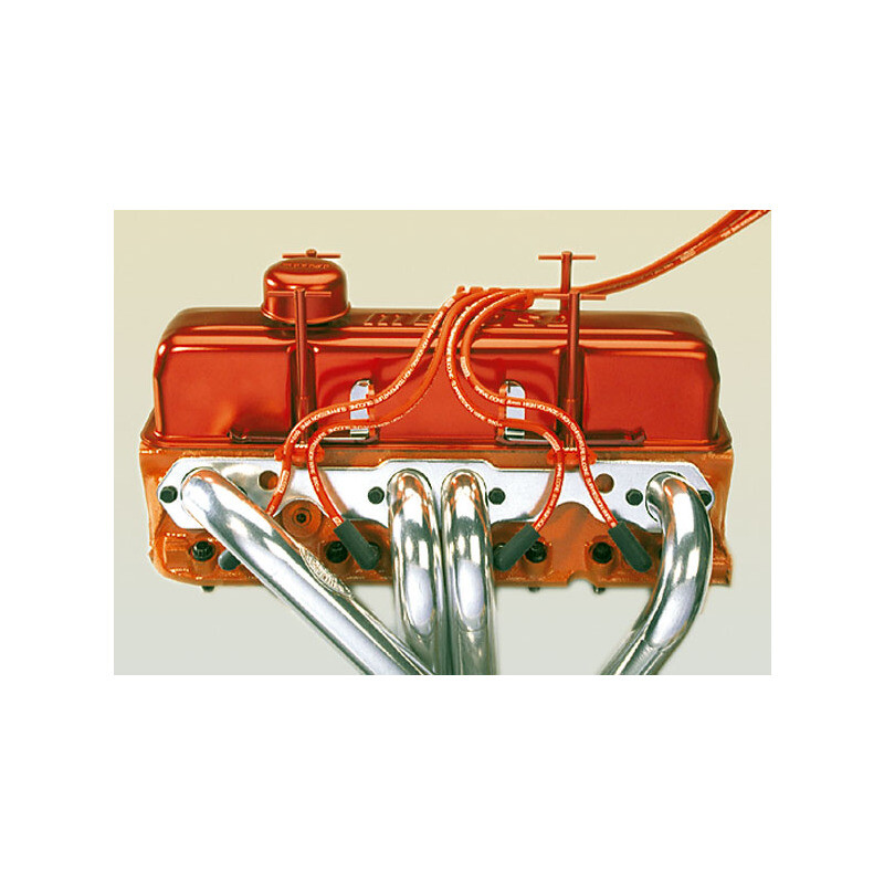 Moroso Spark Plug Wire Holder 72168; Show Car 79mm V/C Mount Red for SBC eBay