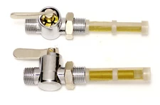 F12800 Petcocks Triumph Norton BSA 83-2800 83-2801 fuel valves petcock set