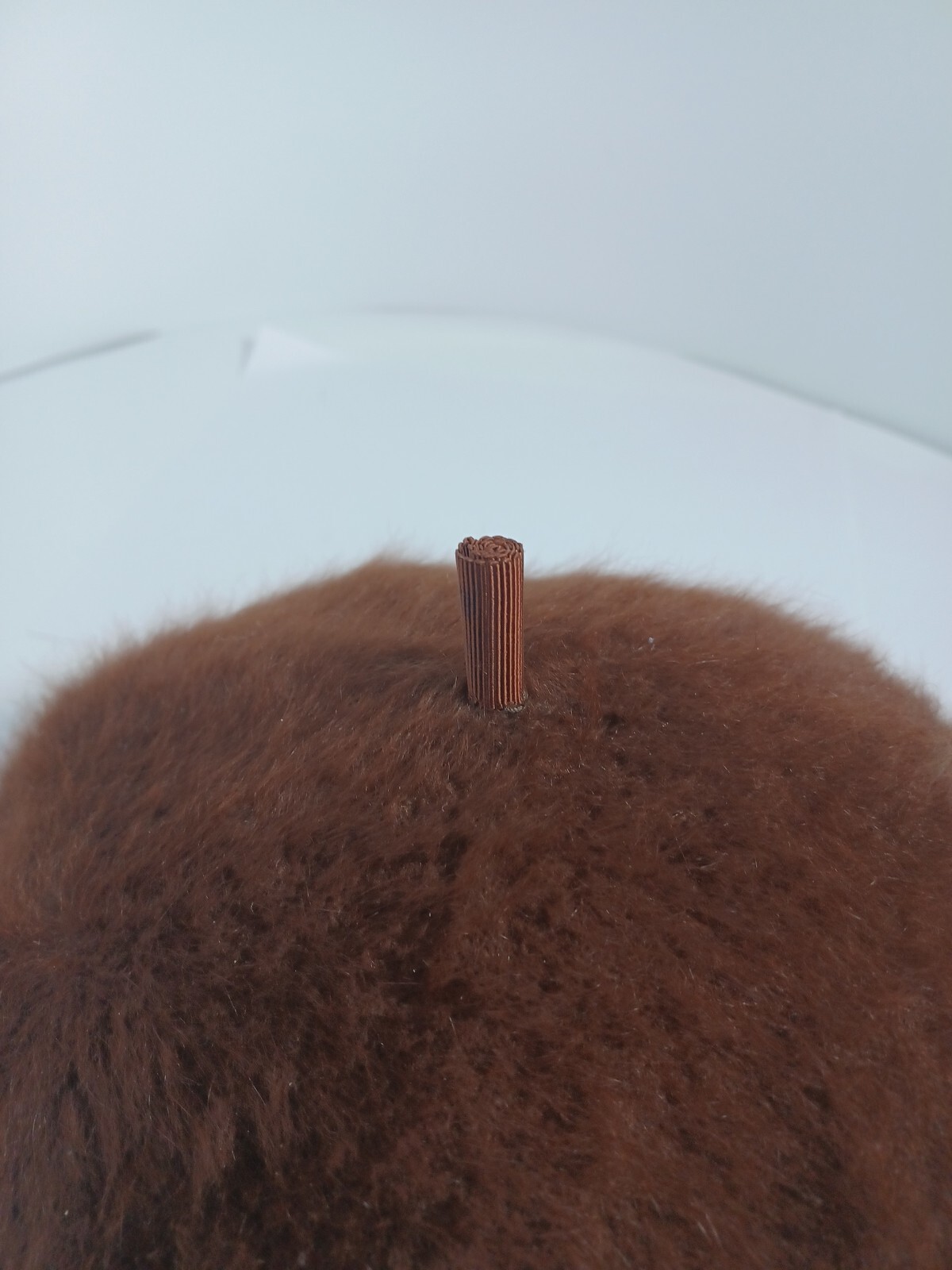 Rare Vintage Authentic KANGOL  Beret Brown Made in United Kingdom image 2