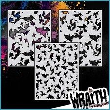 Urban Camo Set 1 - Reusable Airbrush Stencil Template