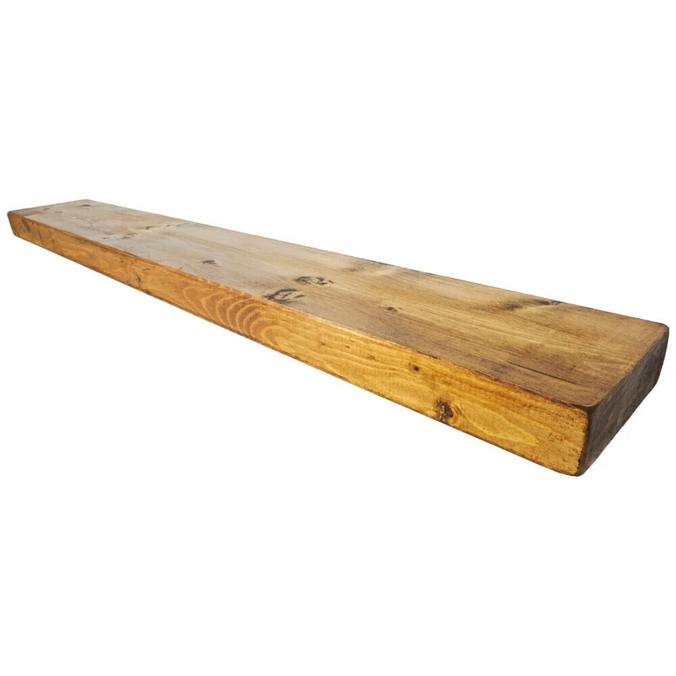 RECLAIMED Scaffold Boards - Rustic Shelves - Industrial Shelf 19.5cm x 3cm - Image 3 of 4