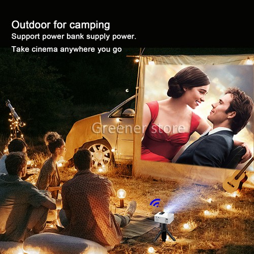 Wireless Mini Projector Mobile Video Wifi Smart Portable Home Cinema Theater - Picture 16 of 20