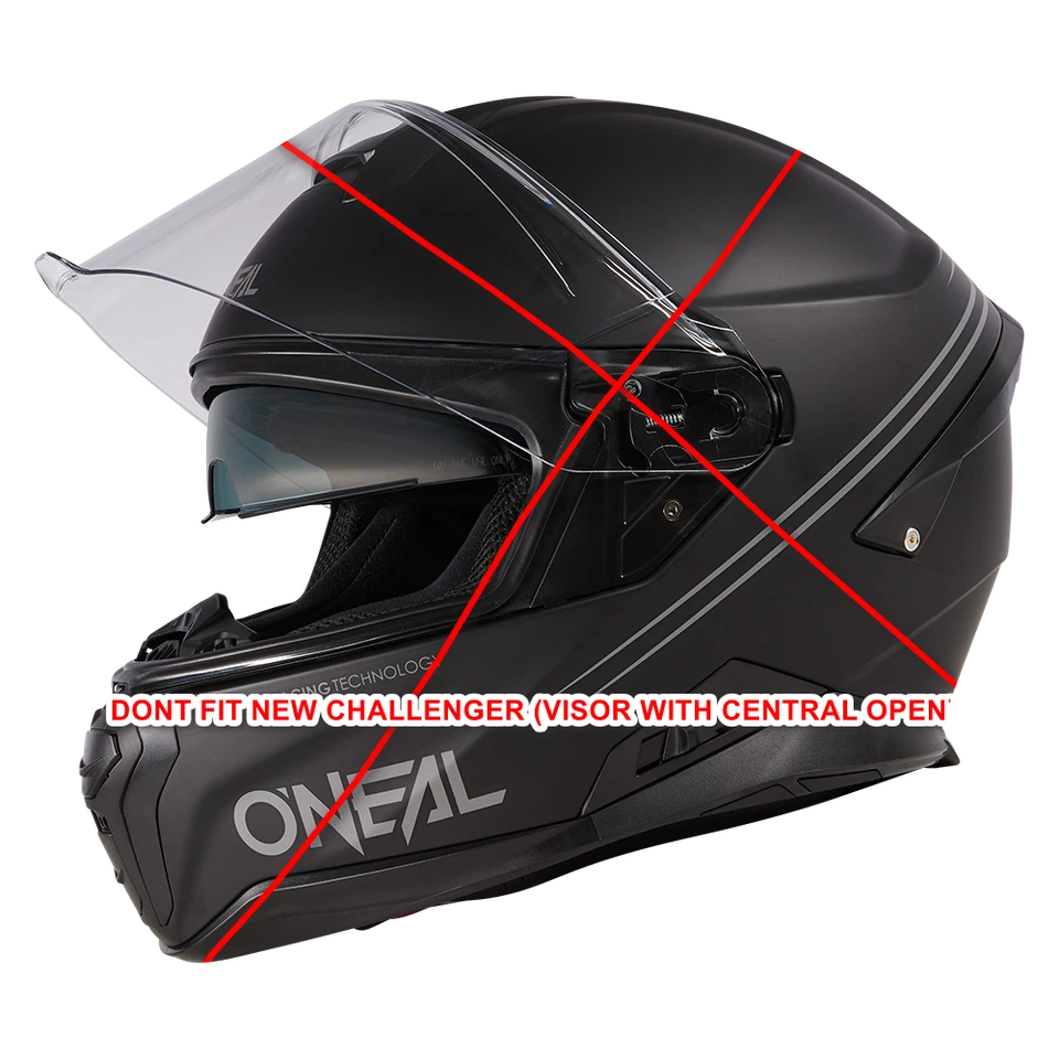 Visière de Casque O'Neal Challenger Fumée 'Sombre Pinlock Ready - Photo 2/2