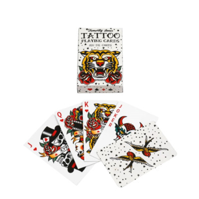 Retro Tattoo Design Spielkarten Neuheit Weihnachten Strumpf Füllstoff Geschenkidee