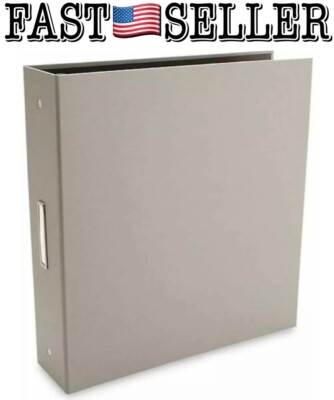 Pina Bex 3 Rings Binder - 8.5'' X 11'' X 1'' - 2 Inch Capacity - Gray 36415