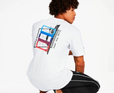 NEW MEN'S PUMA BMW M MOTORSPORT STREET TEE SHIRT ~SIZE 2XL  #595183 02 WHITE