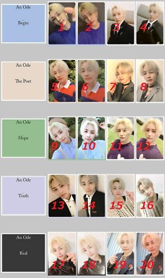 SEVENTEEN An Ode JEONGHAN Official Photocard Real Hope Truth Poet