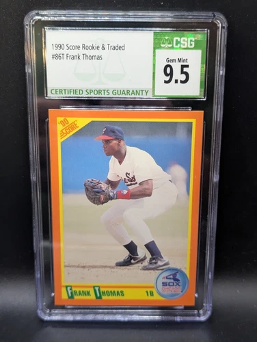 1990 Score Rookie Traded Frank Thomas CSG 9.5 Gem Mint #86T