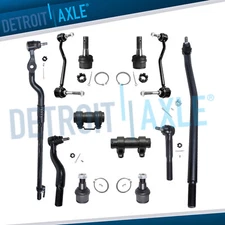 For 2000-2004 Ford F-250 F-350 SD 4WD Front Sway Bars Ball Joints Suspension Kit
