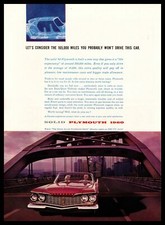 1960 Plymouth Savoy Convertible Art Deco Steel Bridge Chrysler 1959 Print Ad