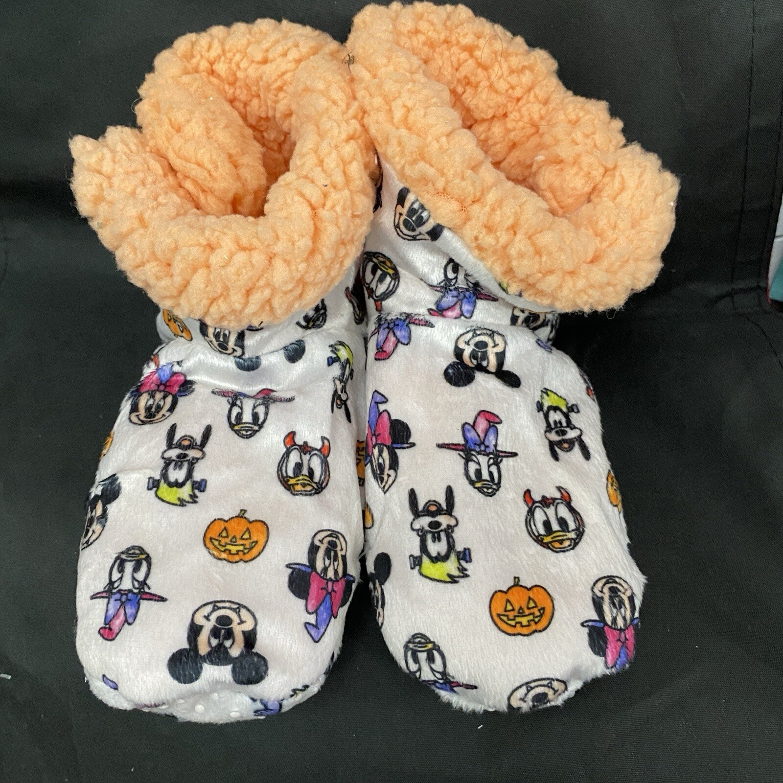 SAOLA Disney Topolino e Amici Pantofole Bambino 3T 5T Halloween Peluche Stivaletto Grip Suola