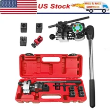 Brake Line and Tubing Flaring Tool 45 Degree Set - Single, Bubble, Double Flares