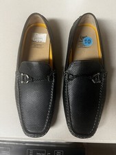 Phat Farm Comfort Tech Mens Black Cushioned Insole Slip On Shoes Size 10