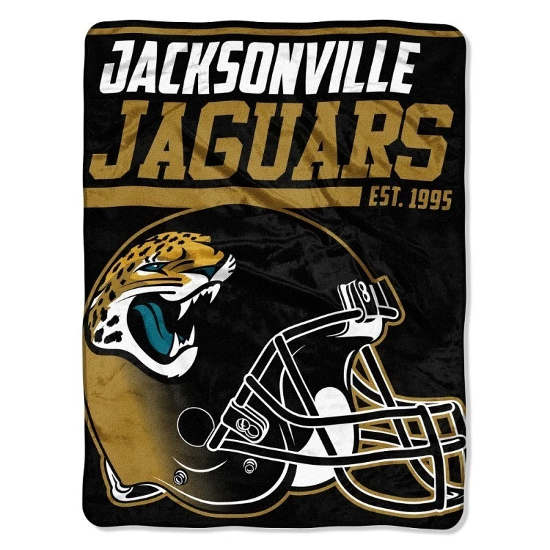 New football Jacksonville Jaguars Soft Micro Rasche Fleece Blanket