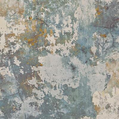 Belichtung Rau Beton Tapete Grün Blau Beige Industrie Effekt Vinyl