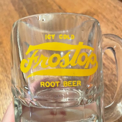 Vintage Icy Cold Frostop Root Beer Heavy Glass Mug*
