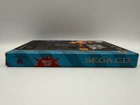 Night Trap ~ Sega CD (1992) both discs and manual ~ Tested & Works W/ Reg Card