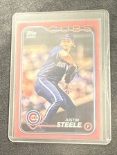 2024 Topps Japan Edition Red Parallel Chicago Cubs 4/5 Justin Steele
