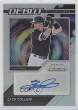 2021 Panini Prizm Debut Signatures Silver Prizm Zack Collins #DS-ZC Auto 0o66