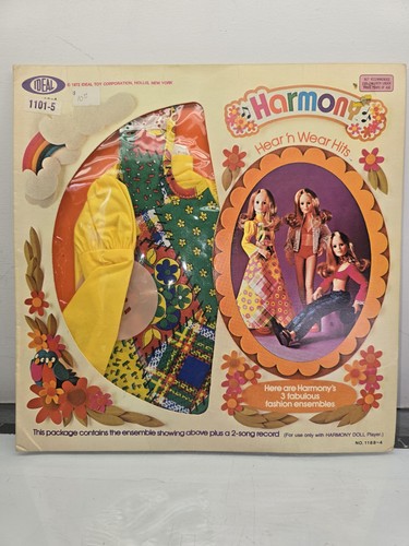 1972 Harmony Hear N' Wear Hits von Ideal neu im Paket, # 1188-4, sehr seltener Artikel