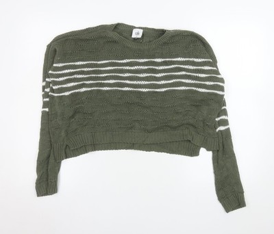 Pullover Pulli Damen UK Größe XS CAbi grün