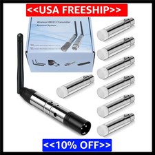 8 Pcs DMX Wireless DMX 512 Dfi DJ 2.4G Wireless DMX 1 Transmitter and 7 Recei...