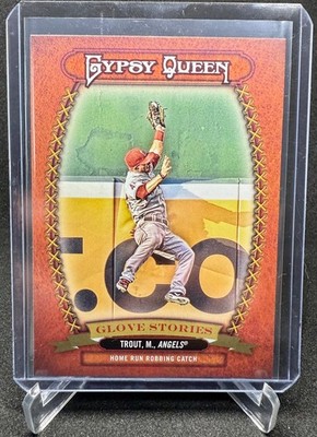 2013 Topps Gypsy Queen Glove Stories Mike Trout #GS-MT Los Angeles Angels
