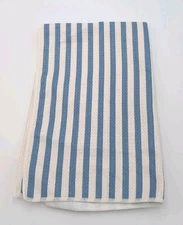 🥥 Room Essentials Waffle Splatter Hand Towels 16”x26” blue white stripe