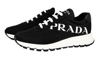 PRADA Nylon PRAX Sneakers - 2EG363 - Black - NEW -  US 8.5 EU 41,5