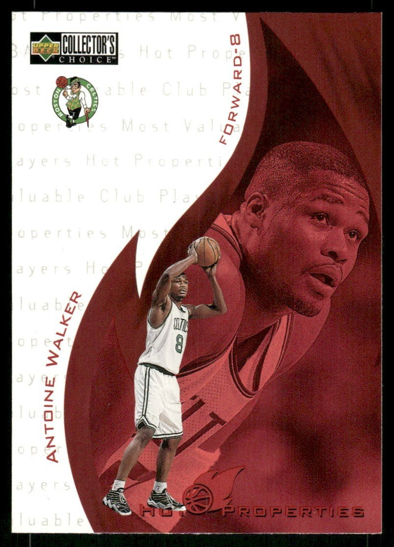 1997-98 UD Collector's Choice Hot Properties #357 Antoine Walker celtics card