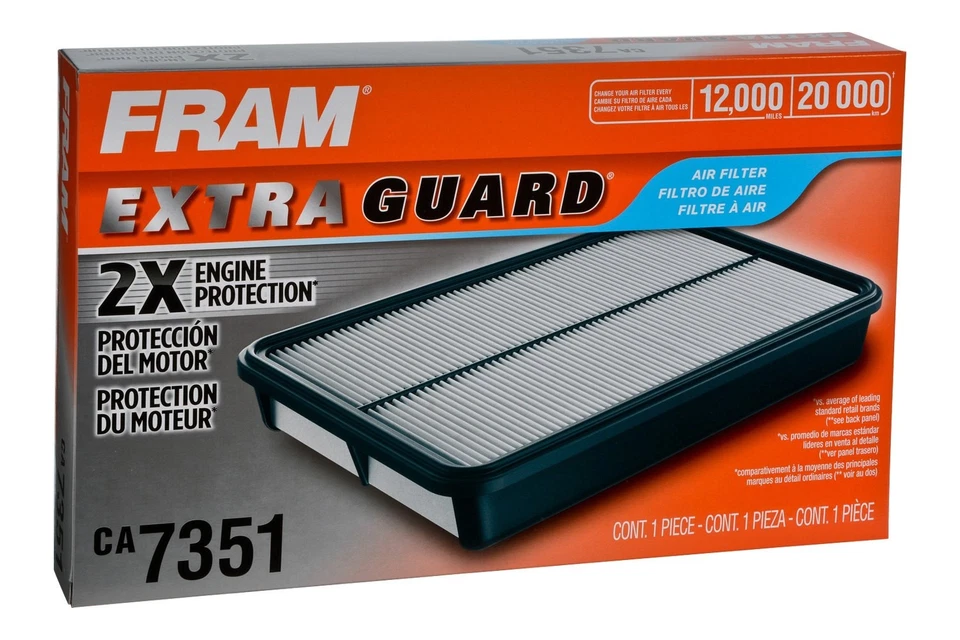 For Toyota Camry 92-01 FRAM Extra Guard Rigid Panel Rectangular Air Filter Foto 4 de 4