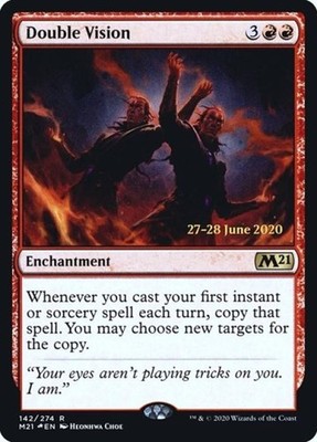 Double Vision -Foil Light Play MTG Promos: Prerelease Cards